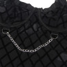 Subblime - 9542277 Body Avec Chaînes + Porte-Jarretelles Noir L/Xl